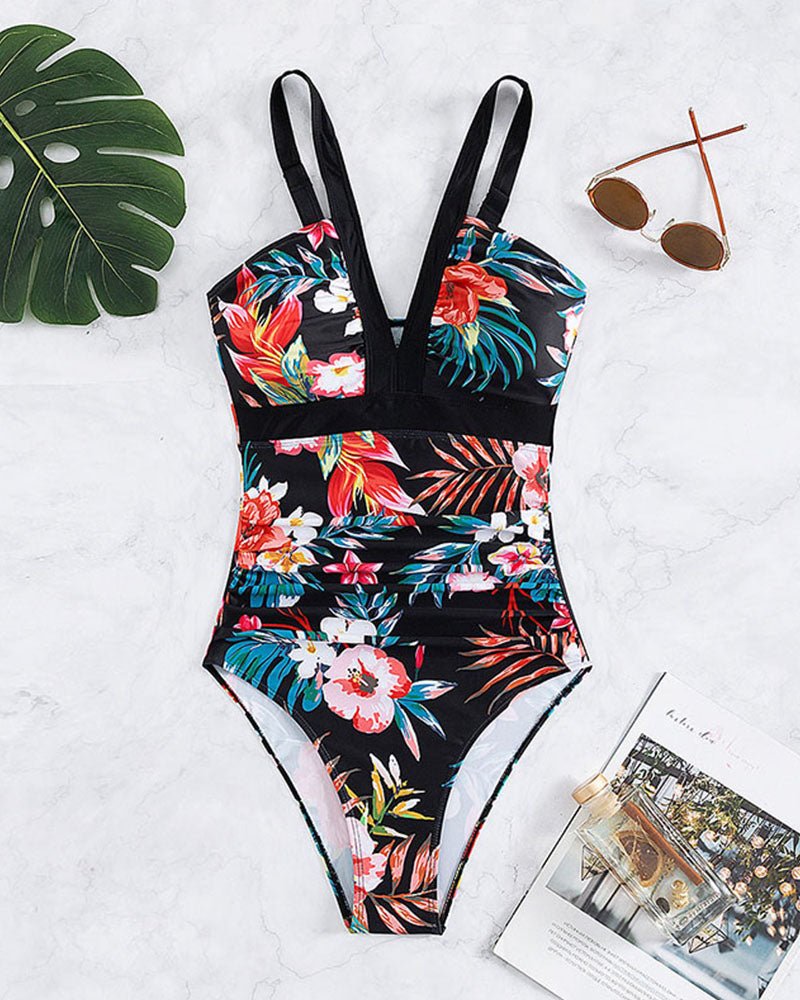 MARJORIE | CLASSIC FLORAL SWIMSUIT