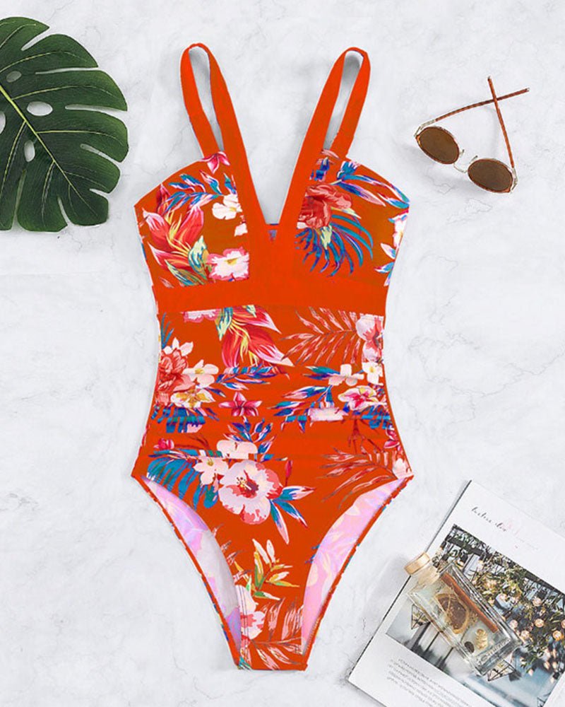 MARJORIE | CLASSIC FLORAL SWIMSUIT