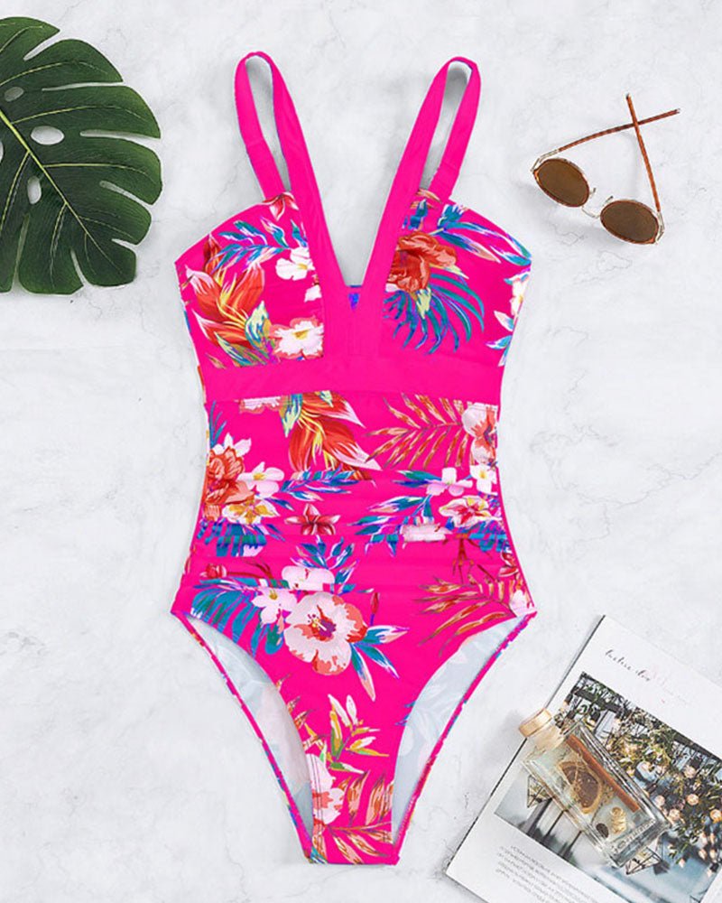 MARJORIE | CLASSIC FLORAL SWIMSUIT