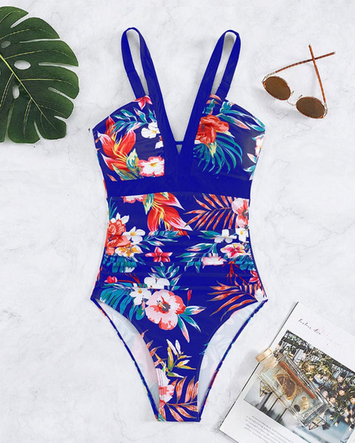 MARJORIE | CLASSIC FLORAL SWIMSUIT