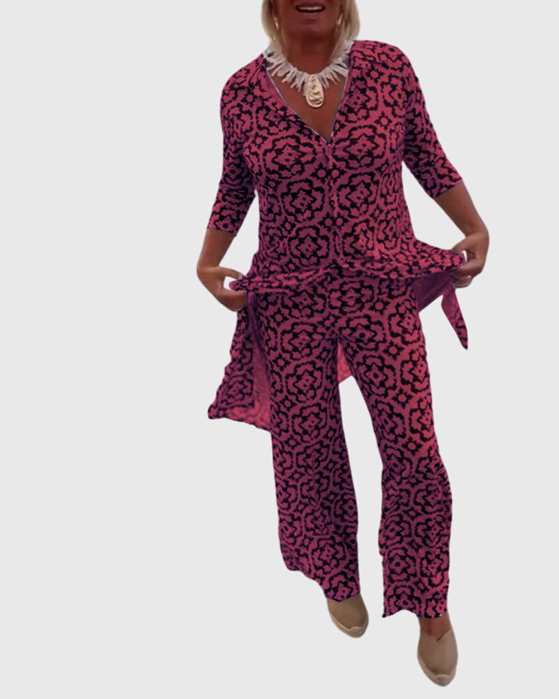 GABRIELLA | CHIC VINTAGE TWO-PIECE SET