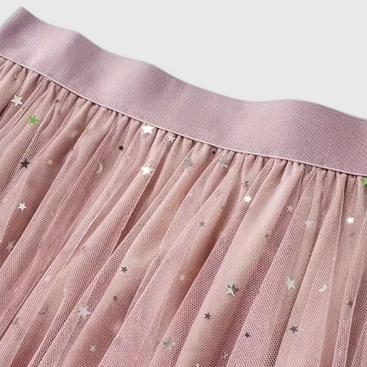NICOLE | CHIC SEQUIN HEM MIDI SKIRT