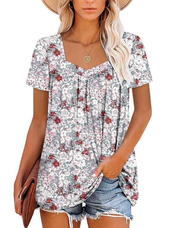 JANET | CHIC COZY PRINT TOP
