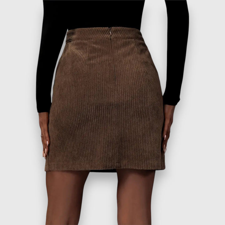 NOELIA | CHIC CORD MIDI SKIRT
