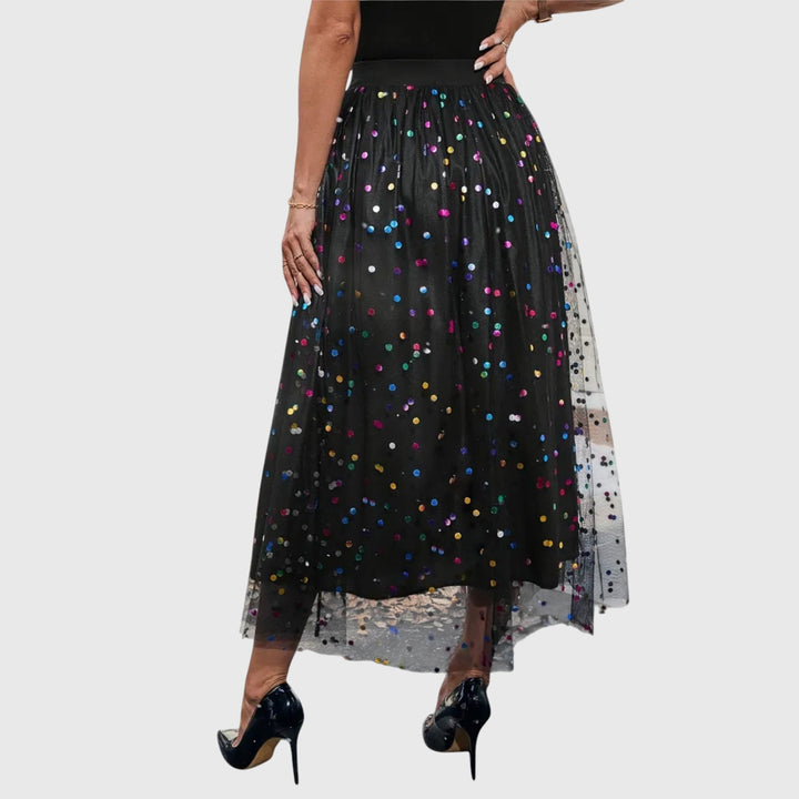 LEONIE | CHIC PLEATED MIDI SKIRT
