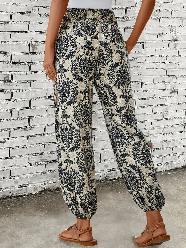 GAELLE | CHIC BOHO HIGH-WAIST SUMMER PANTS