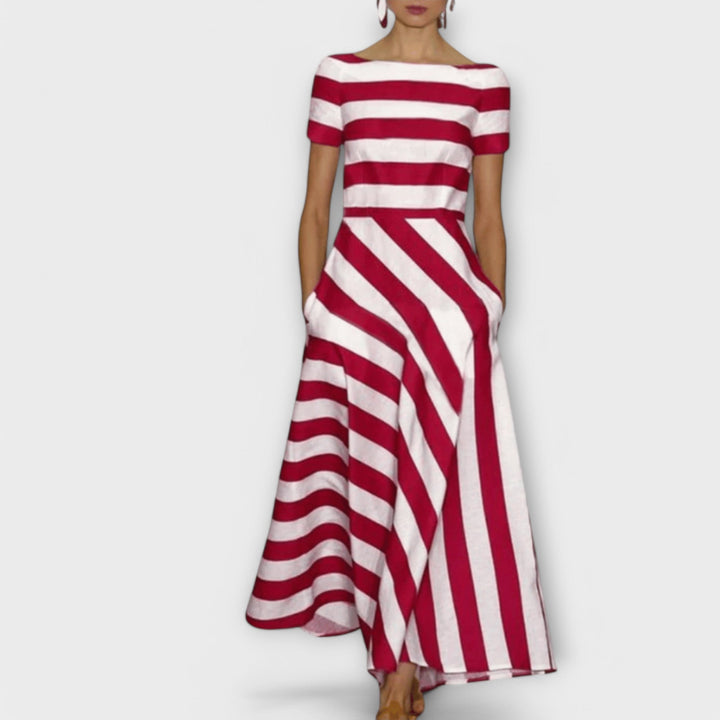 DANIELLE | CLASSIC STRIPED MAXI DRESS