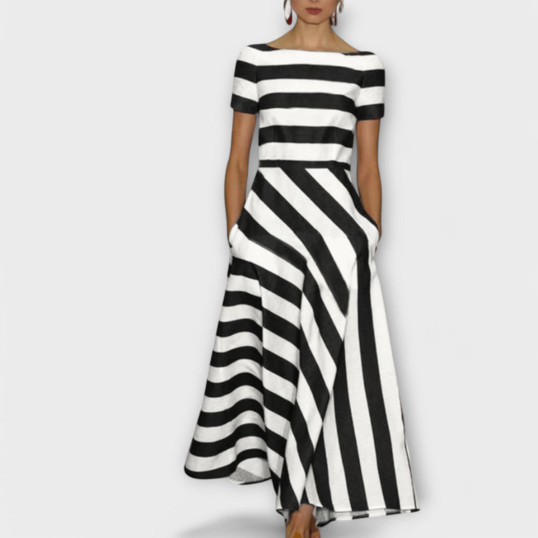 DANIELLE | CLASSIC STRIPED MAXI DRESS