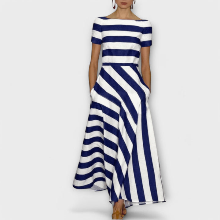 DANIELLE | CLASSIC STRIPED MAXI DRESS