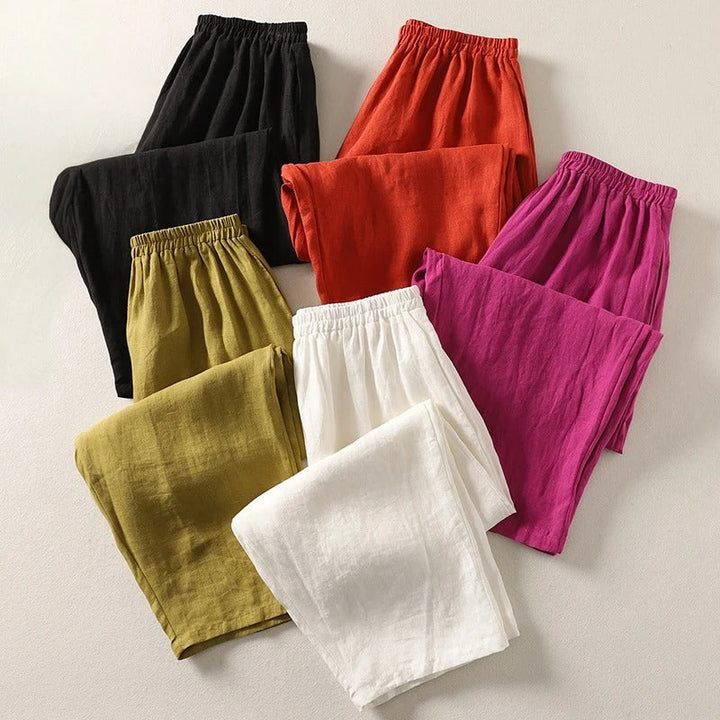 ALISA | COMFY LINEN RELAXED PANTS