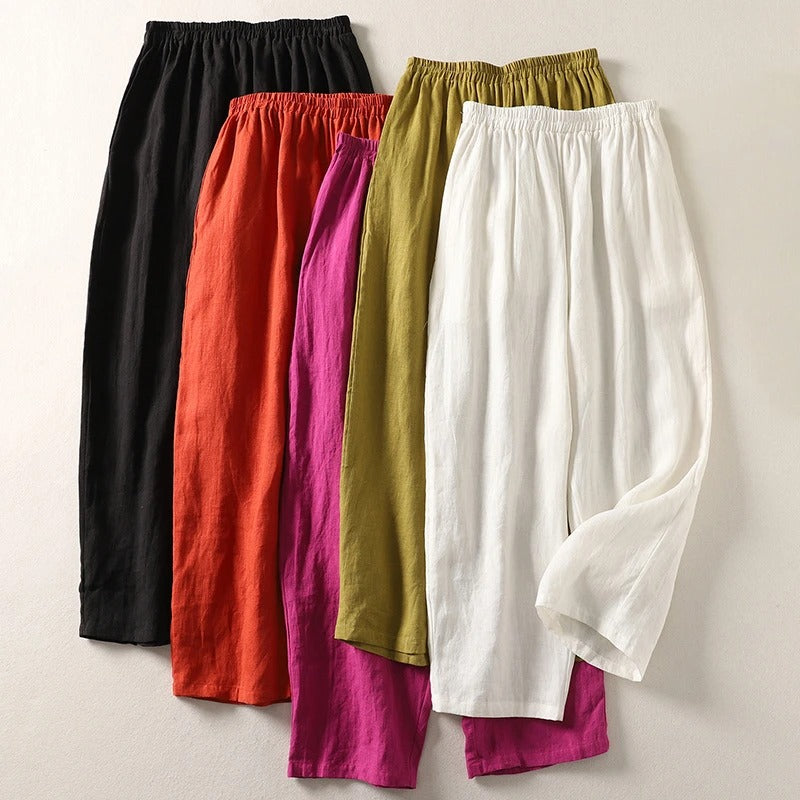 ALISA | COMFY LINEN RELAXED PANTS