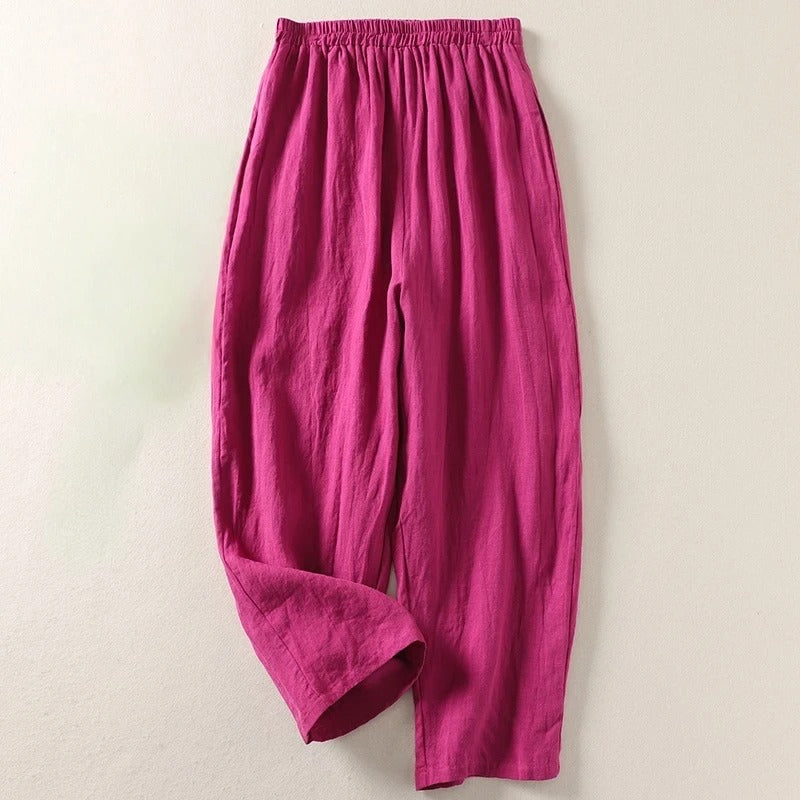 ALISA | COMFY LINEN RELAXED PANTS
