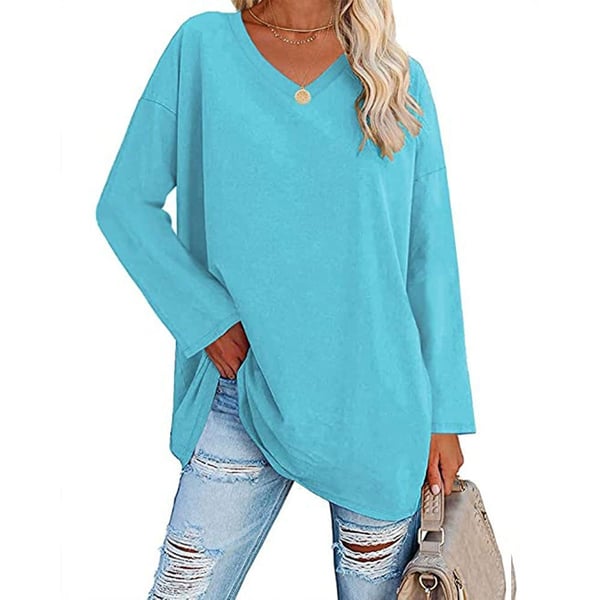 ERIN | COZY RELAXED LONG SLEEVE TOP WITH TUMMY COVERAGE