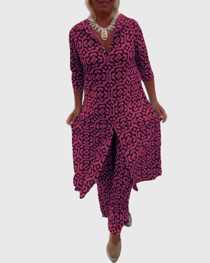 GABRIELLA | CHIC VINTAGE TWO-PIECE SET