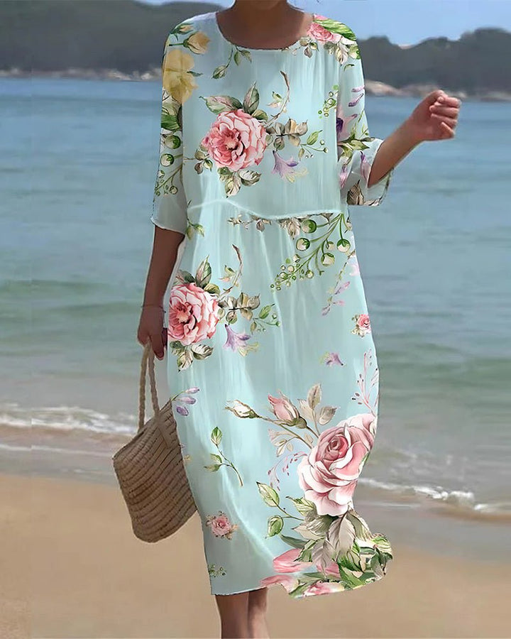 KEELY | CHIC ROSE BREEZE MAXI DRESS