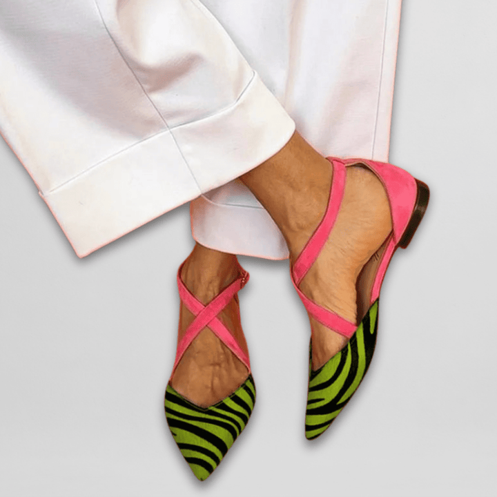 ERIN | RELAXED STRAPPY BALLET FLATS