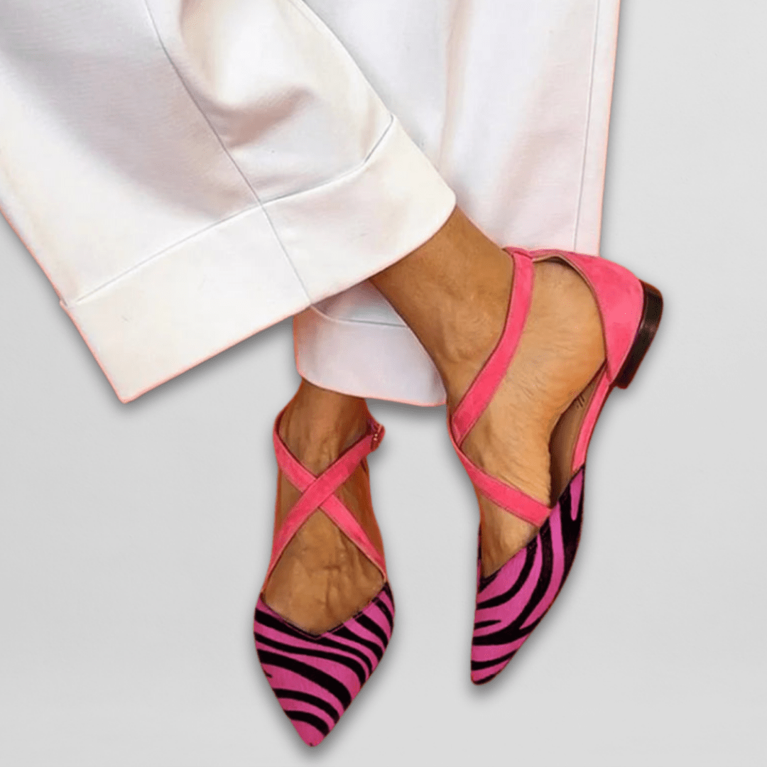 ERIN | RELAXED STRAPPY BALLET FLATS
