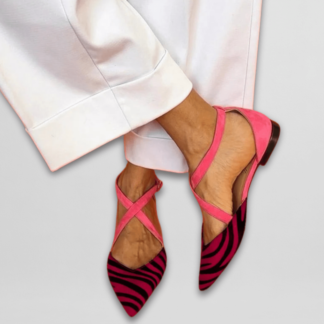 ERIN | RELAXED STRAPPY BALLET FLATS