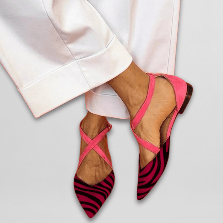 ERIN | RELAXED STRAPPY BALLET FLATS