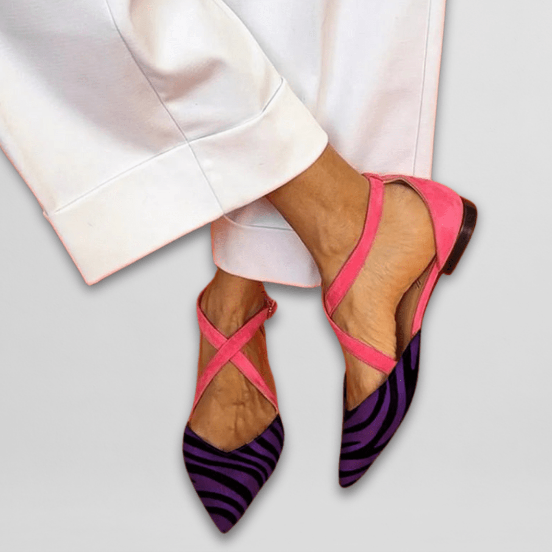 ERIN | RELAXED STRAPPY BALLET FLATS