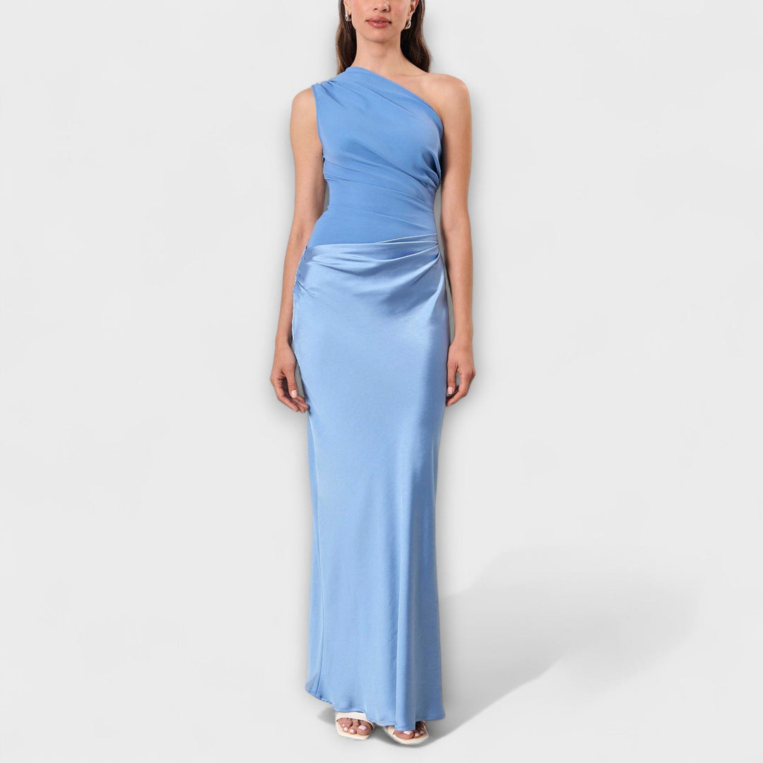 NATALIE | ELEGANT ONE-SHOULDER MAXI DRESS