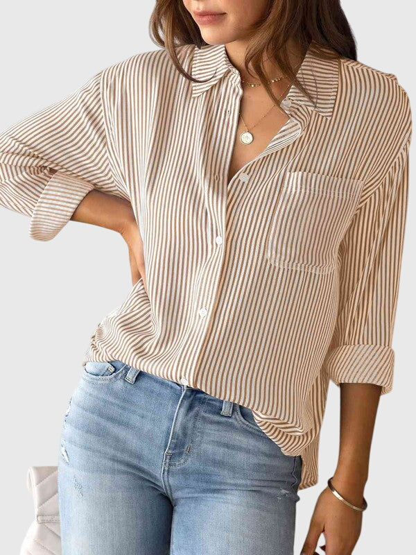 ARIANA | COLLARED NECK SHIRT