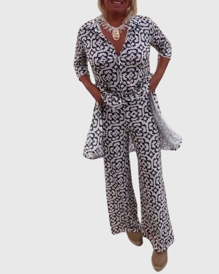 GABRIELLA | CHIC VINTAGE TWO-PIECE SET