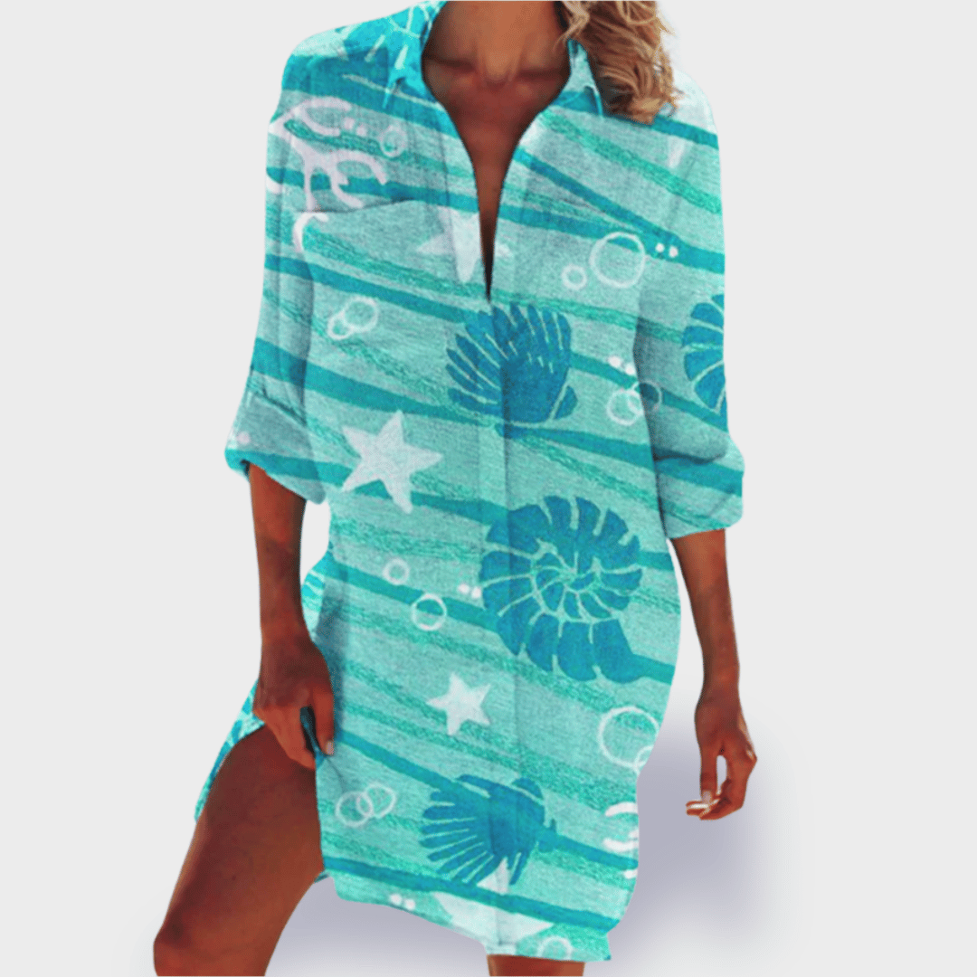 BRIGITTE | COSY CHIC COLOURFUL AND LIGHTWEIGHT SUMMER DRESS