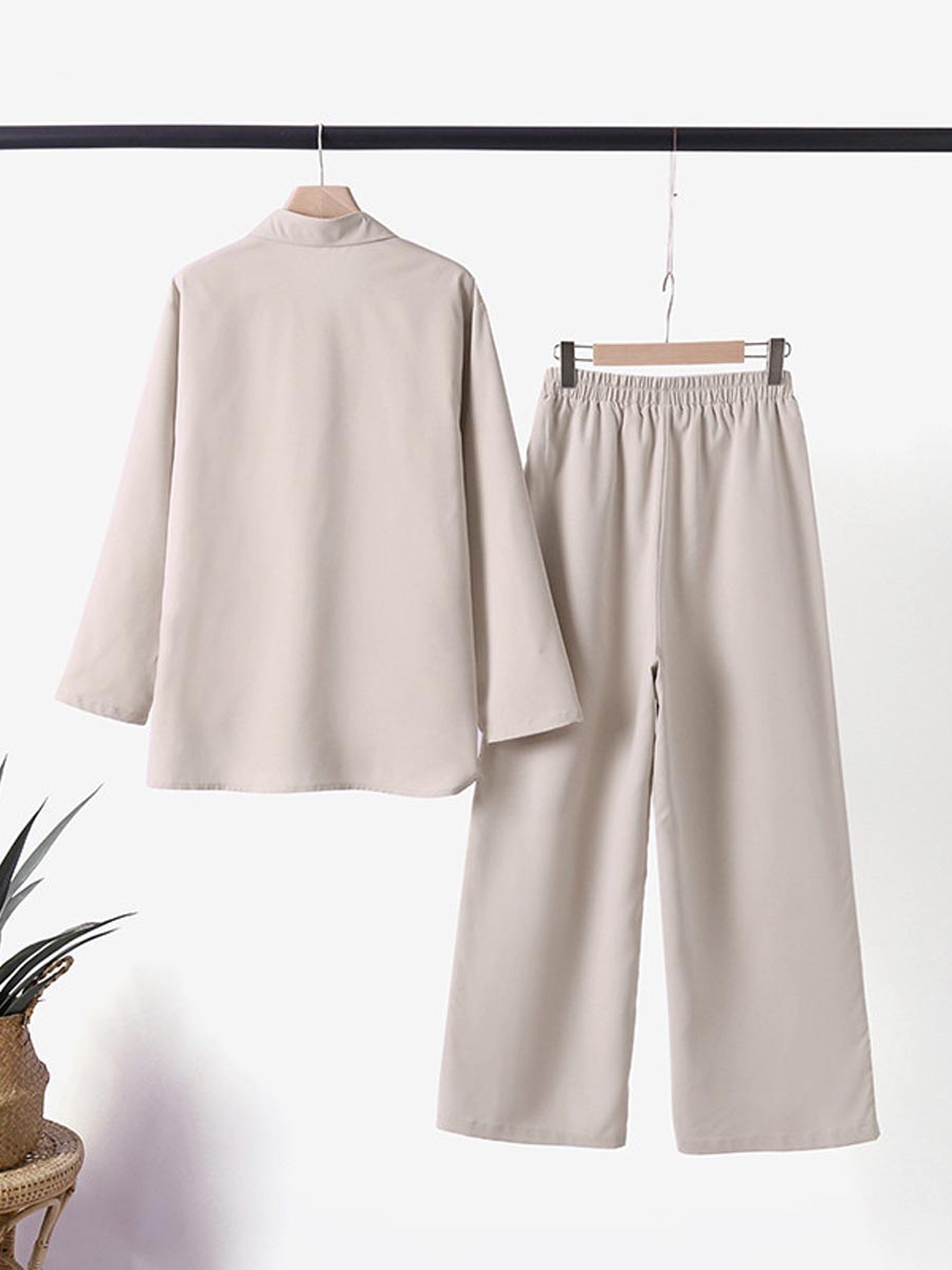 VERA | ELEGANT CLASSIC LINEN TWO-PIECE SET