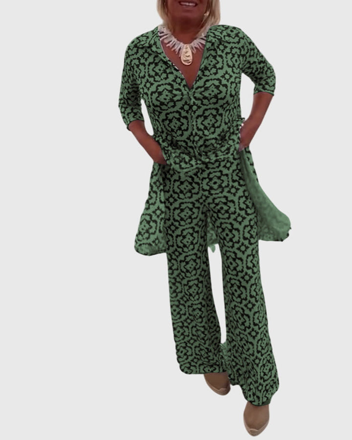 GABRIELLA | CHIC VINTAGE TWO-PIECE SET