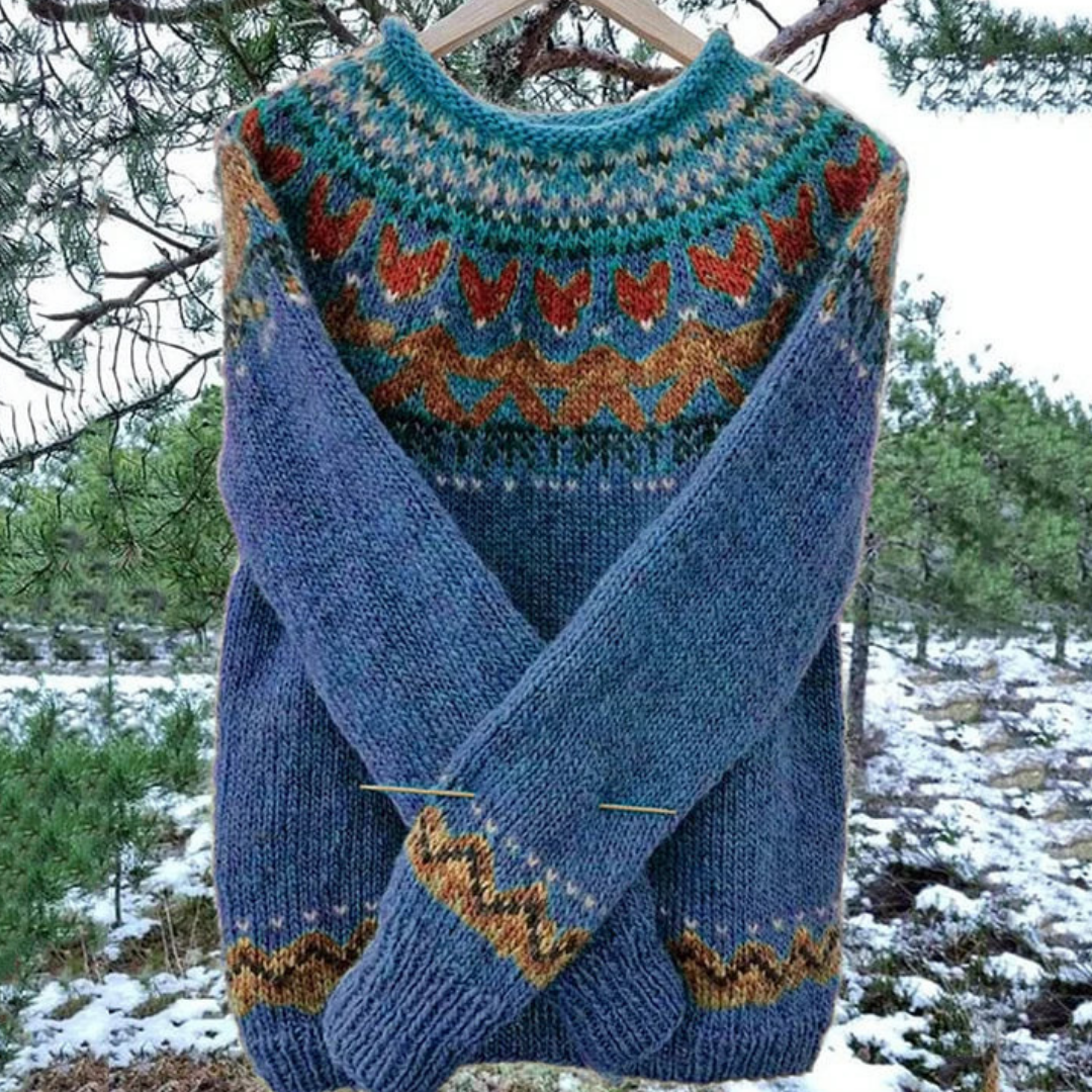 DEBORAH | COZY RELAXED LONG-SLEEVE WINTER PULLOVER