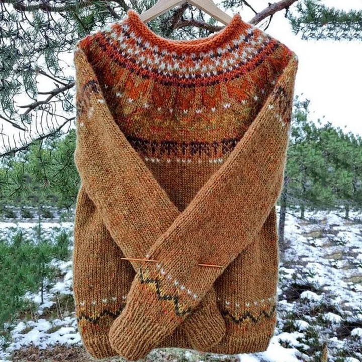 DEBORAH | COZY RELAXED LONG-SLEEVE WINTER PULLOVER