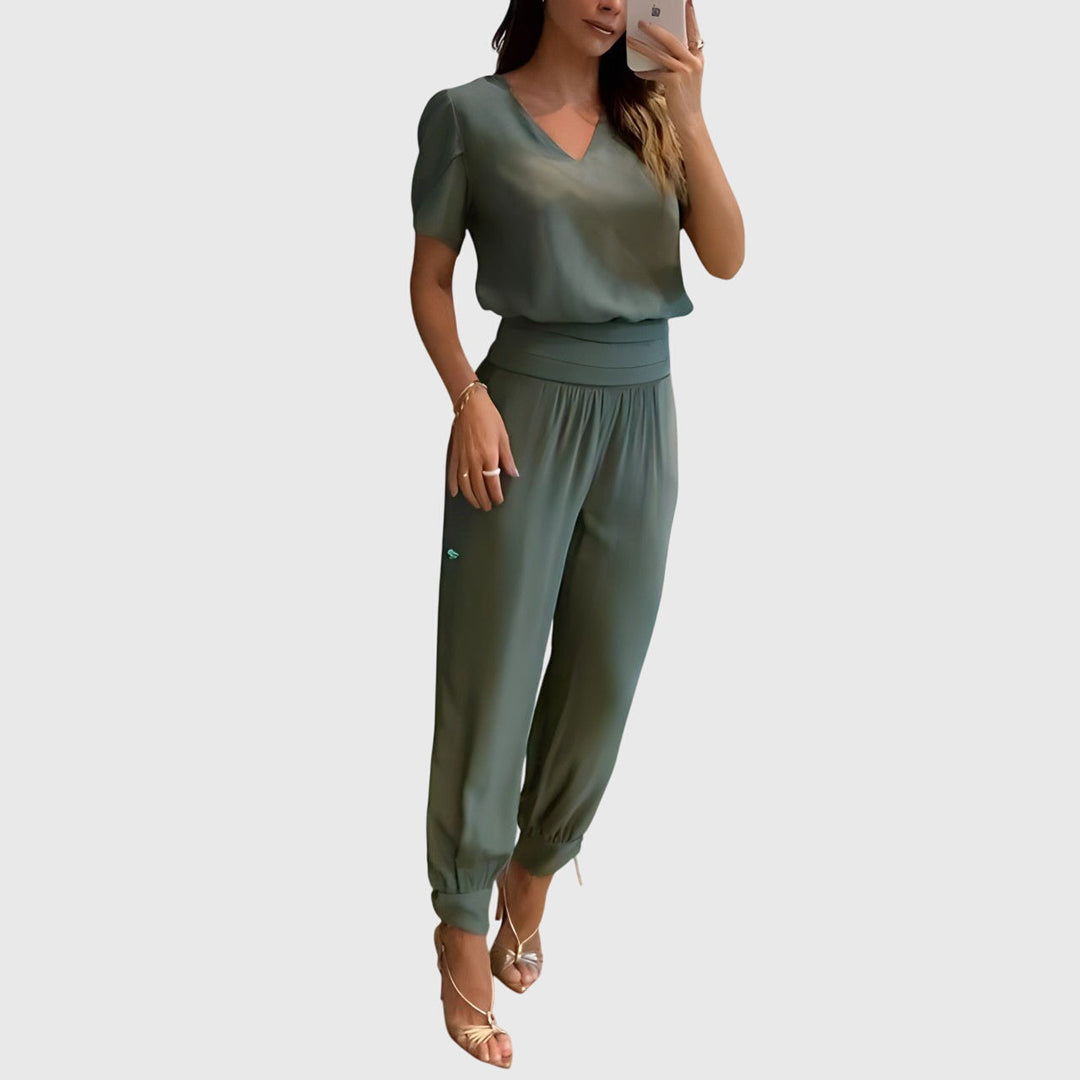 JENNIFER | CHIC BLOUSE AND PANTS SET