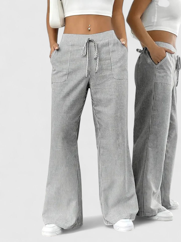 TATIENNE | ELEGANT RELAXED WIDE-LEG PANTS
