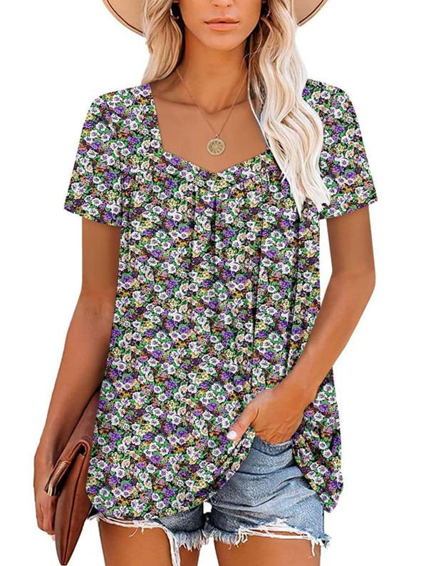 JANET | CHIC COZY PRINT TOP