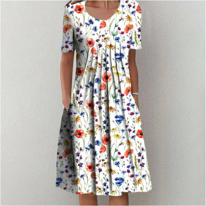 EMELIE | LUXE TUMMY-COVERAGE LAYERED DRESS