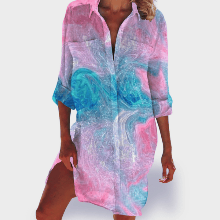 BRIGITTE | COSY CHIC COLOURFUL AND LIGHTWEIGHT SUMMER DRESS