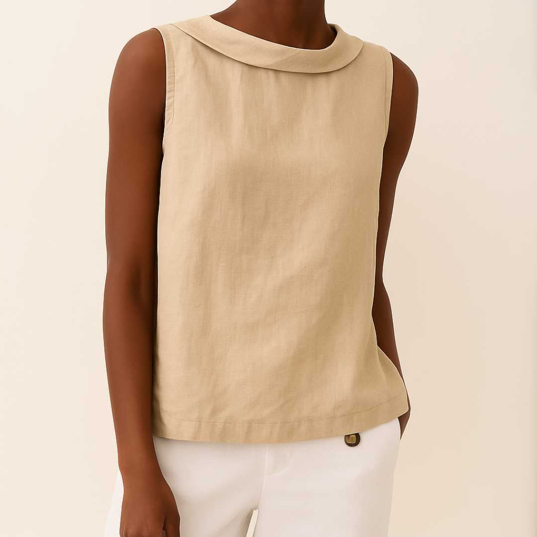 SLOANE | CHIC SLEEVELESS ELEGANT TOP
