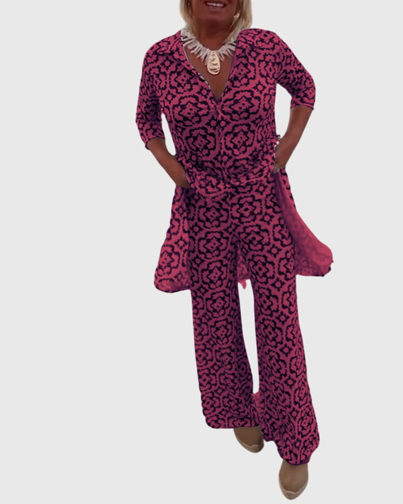 GABRIELLA | CHIC VINTAGE TWO-PIECE SET
