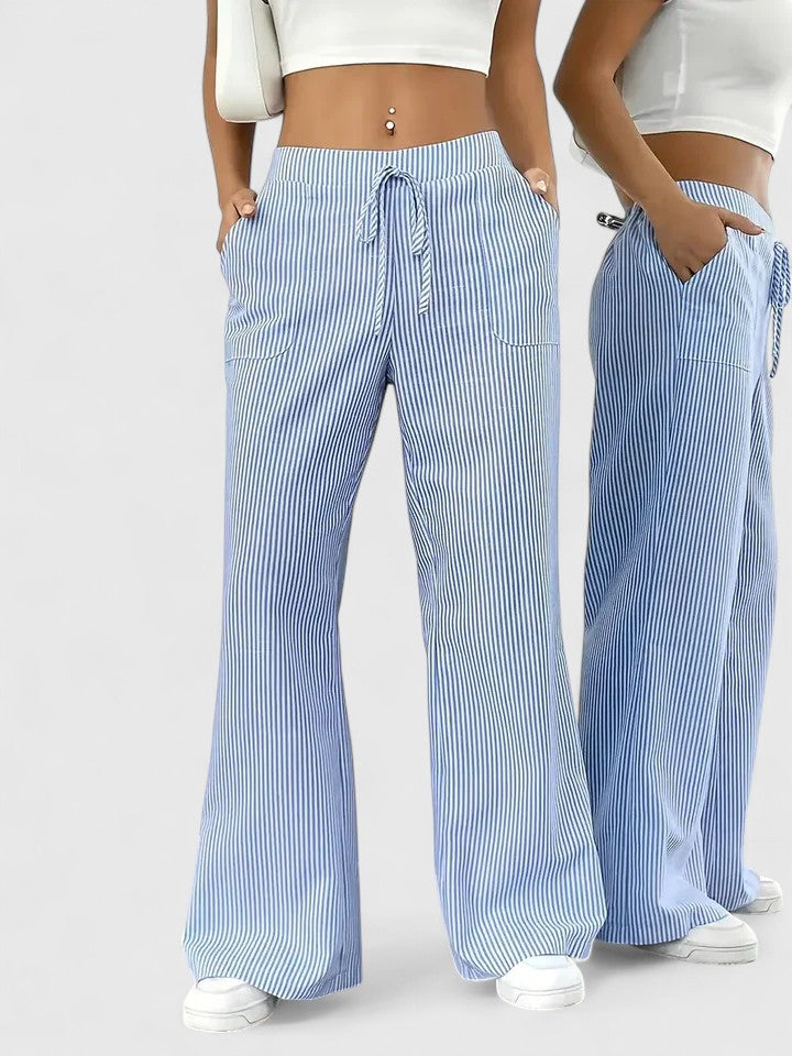 TATIENNE | ELEGANT RELAXED WIDE-LEG PANTS