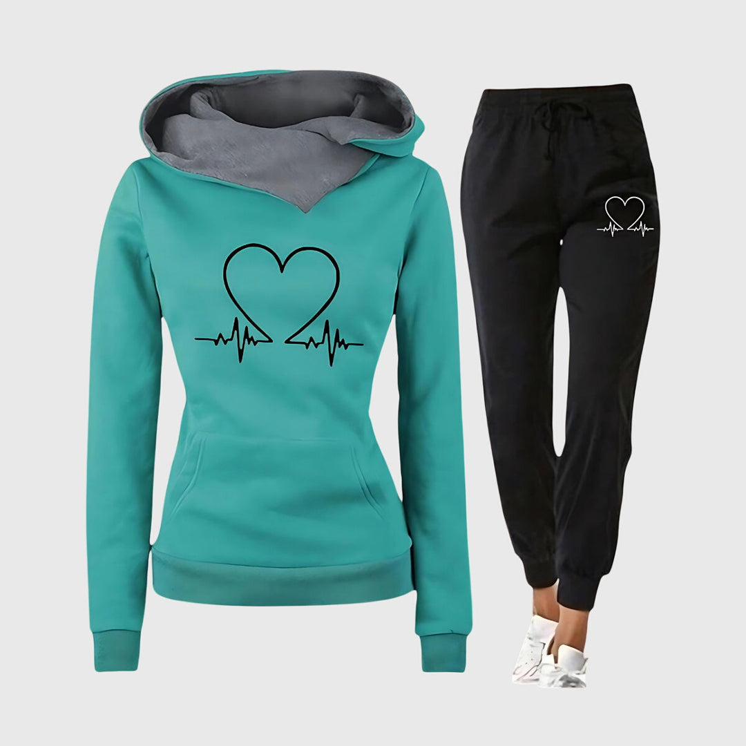 HEARTBEAT | CHIC COMFY TRACKSUIT SET