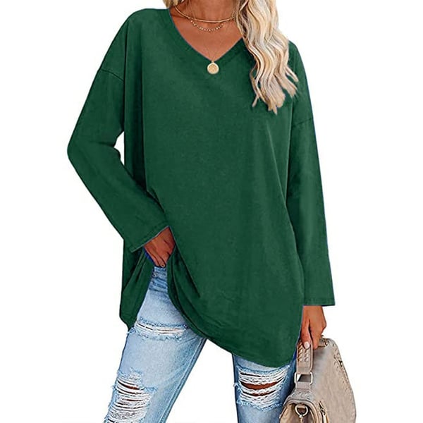 ERIN | COZY RELAXED LONG SLEEVE TOP WITH TUMMY COVERAGE