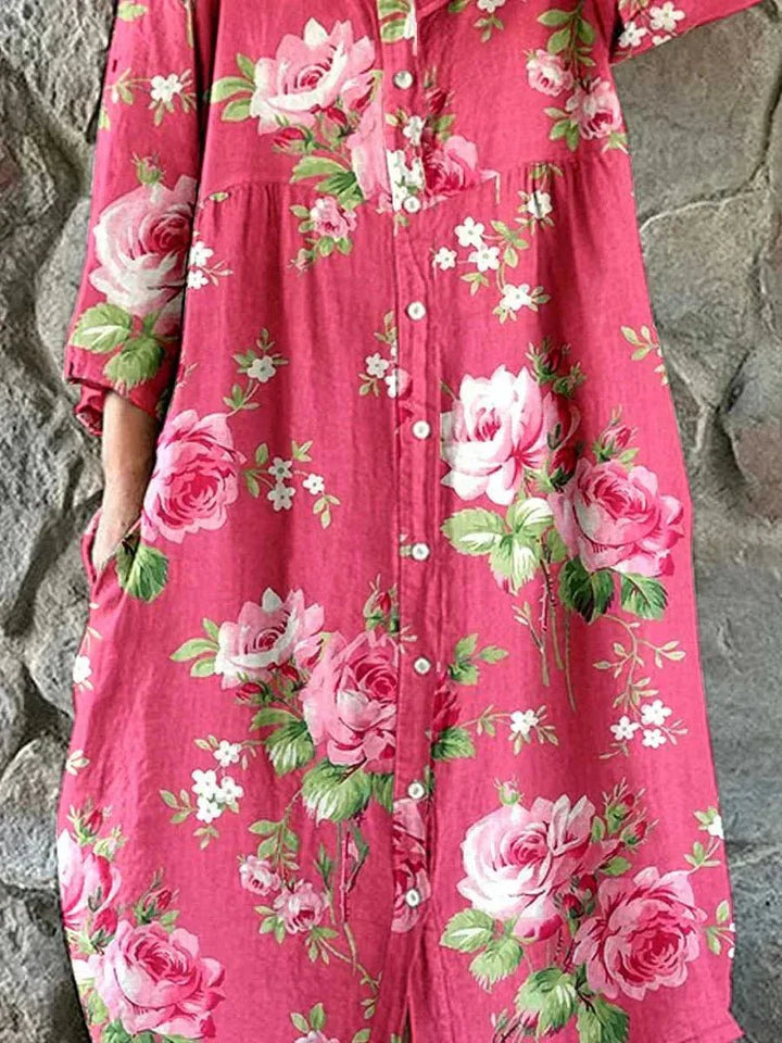 MADDIE | CHIC ART FLORAL DRESS