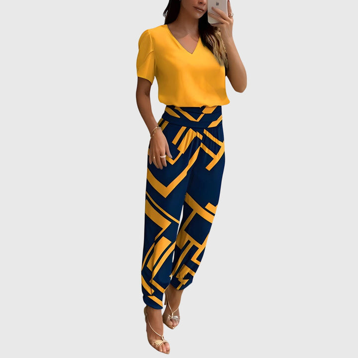JENNIFER | CHIC BLOUSE AND PANTS SET