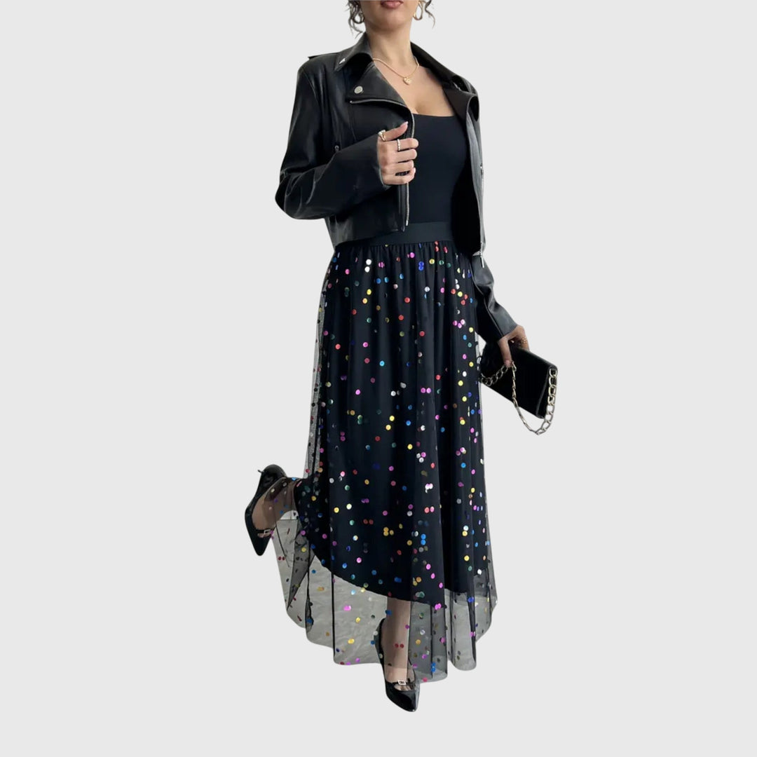 LEONIE | CHIC PLEATED MIDI SKIRT
