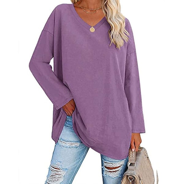 ERIN | COZY RELAXED LONG SLEEVE TOP WITH TUMMY COVERAGE