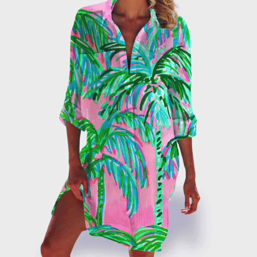 BRIGITTE | COSY CHIC COLOURFUL AND LIGHTWEIGHT SUMMER DRESS