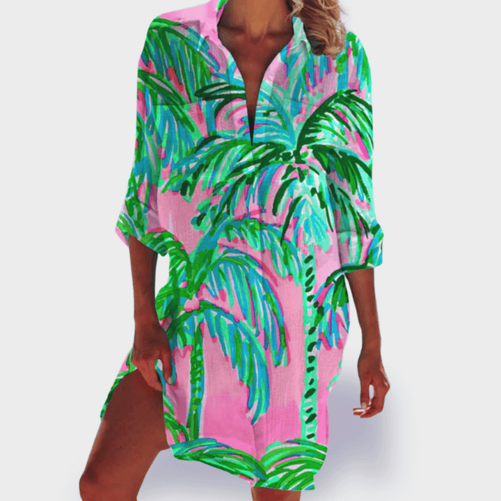 BRIGITTE | COSY CHIC COLOURFUL AND LIGHTWEIGHT SUMMER DRESS