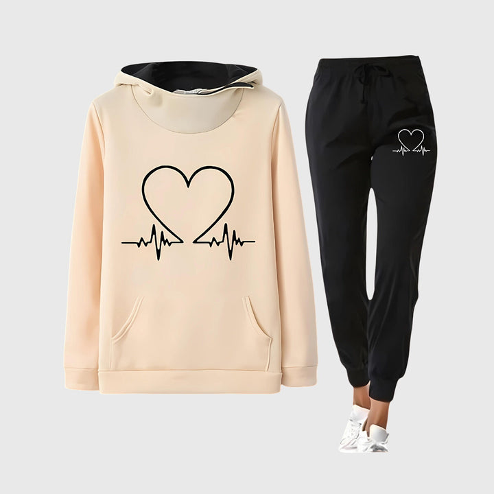 HEARTBEAT | CHIC COMFY TRACKSUIT SET