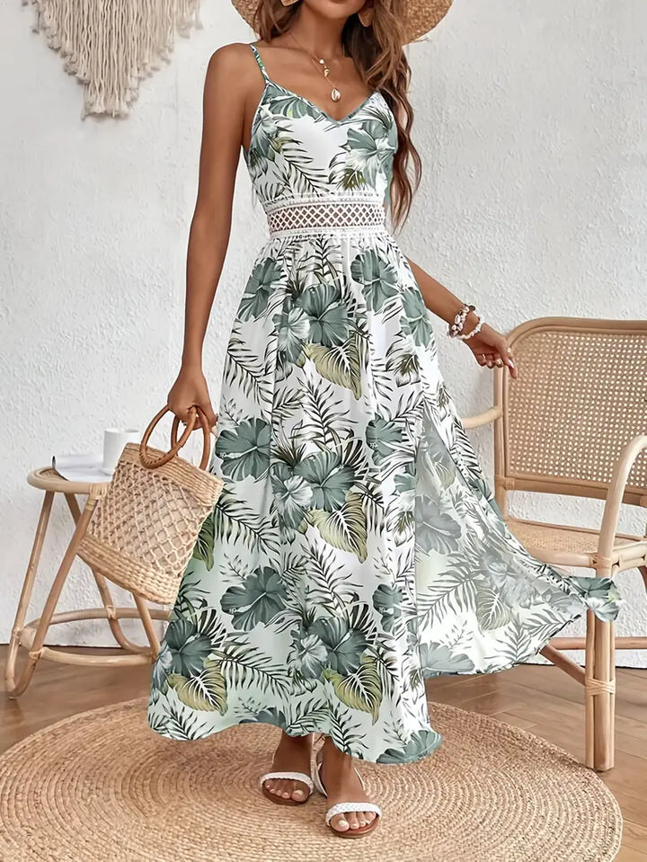 INGRID | ELEGANT CHIC SUMMER DRESS WITH FLORAL PRINT